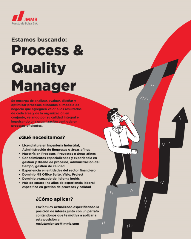 Process & quality Manager