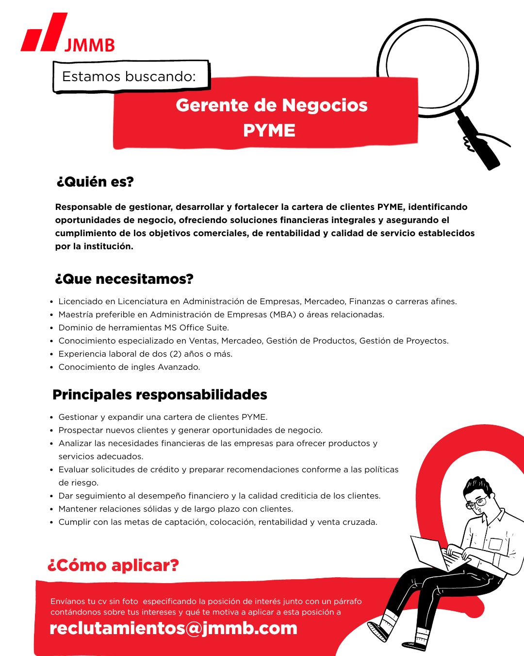 Gerente de Negocios PYME