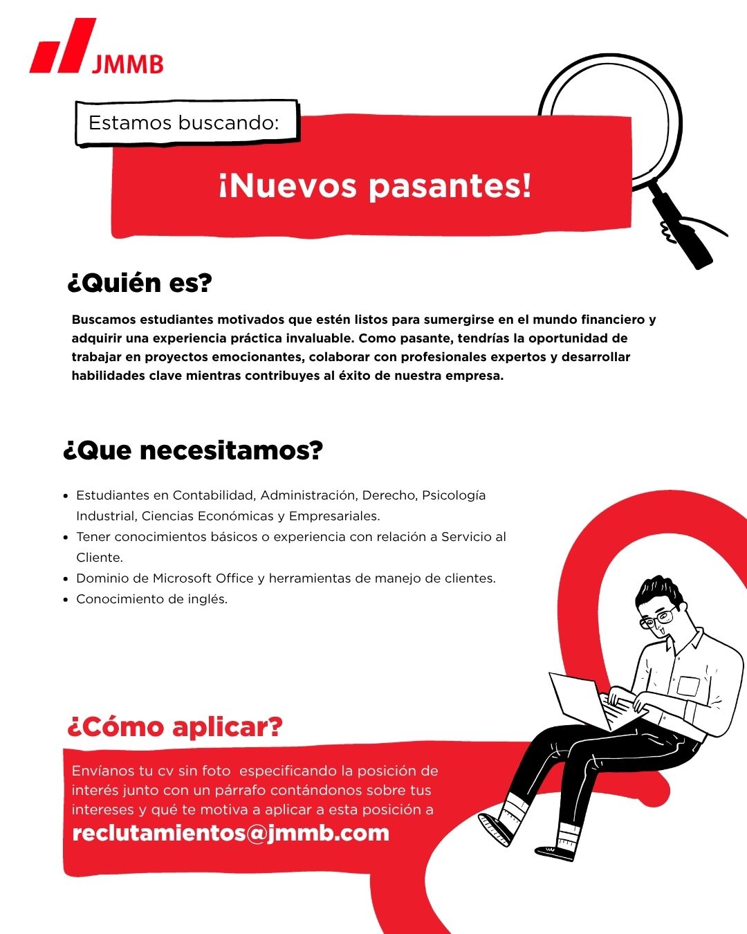 ¡Nuevos Pasantes!